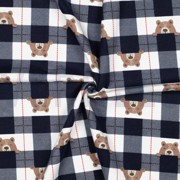 FLANNEL BEAR CHECK NAVY (thumbnail) #3
