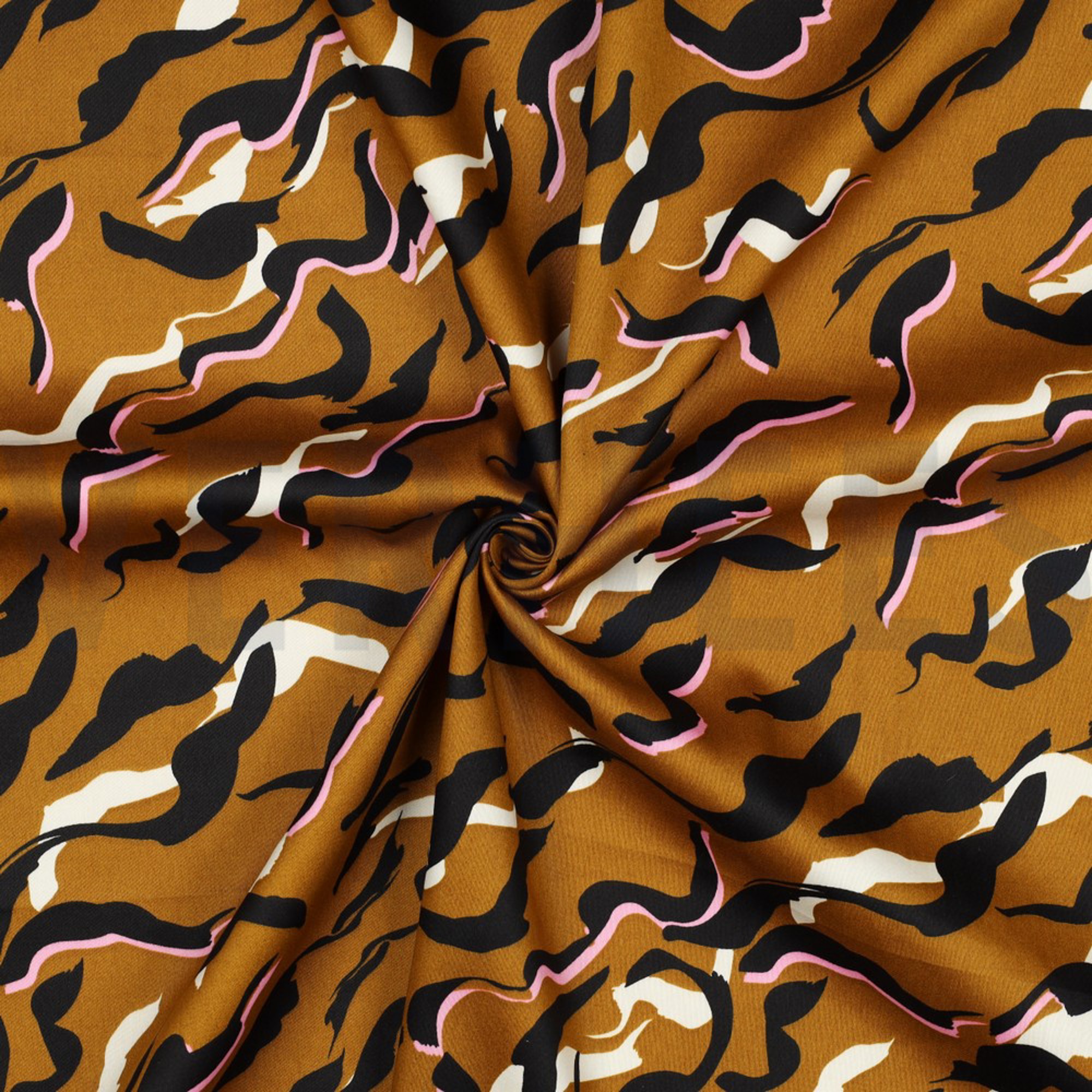 COTTON SATIN ANIMAL SKIN CAMEL (high resolution) #3