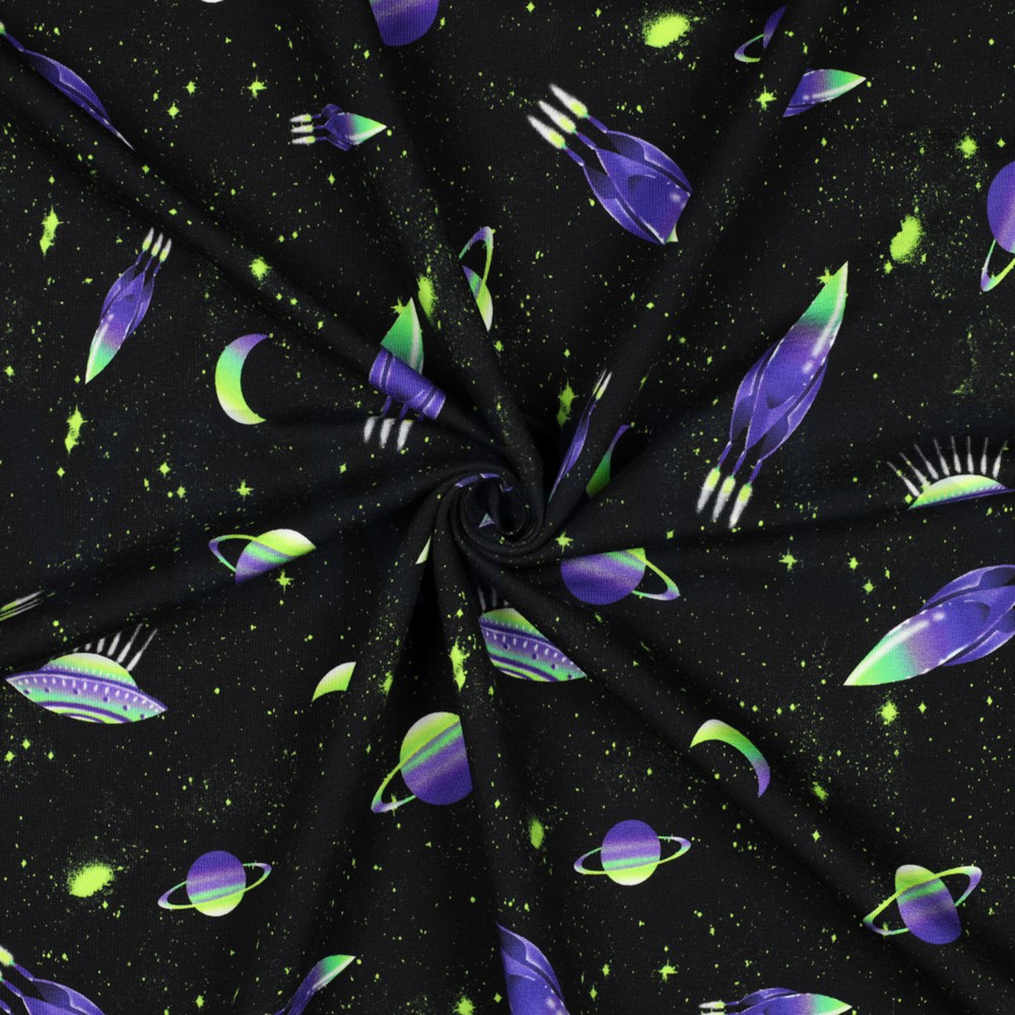 FRENCH TERRY DIGITAL SPACE BLACK (high resolution) #3