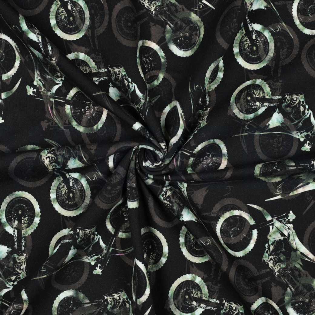 SWEAT DIGITAL DIRT BIKES BLACK / GREEN #3