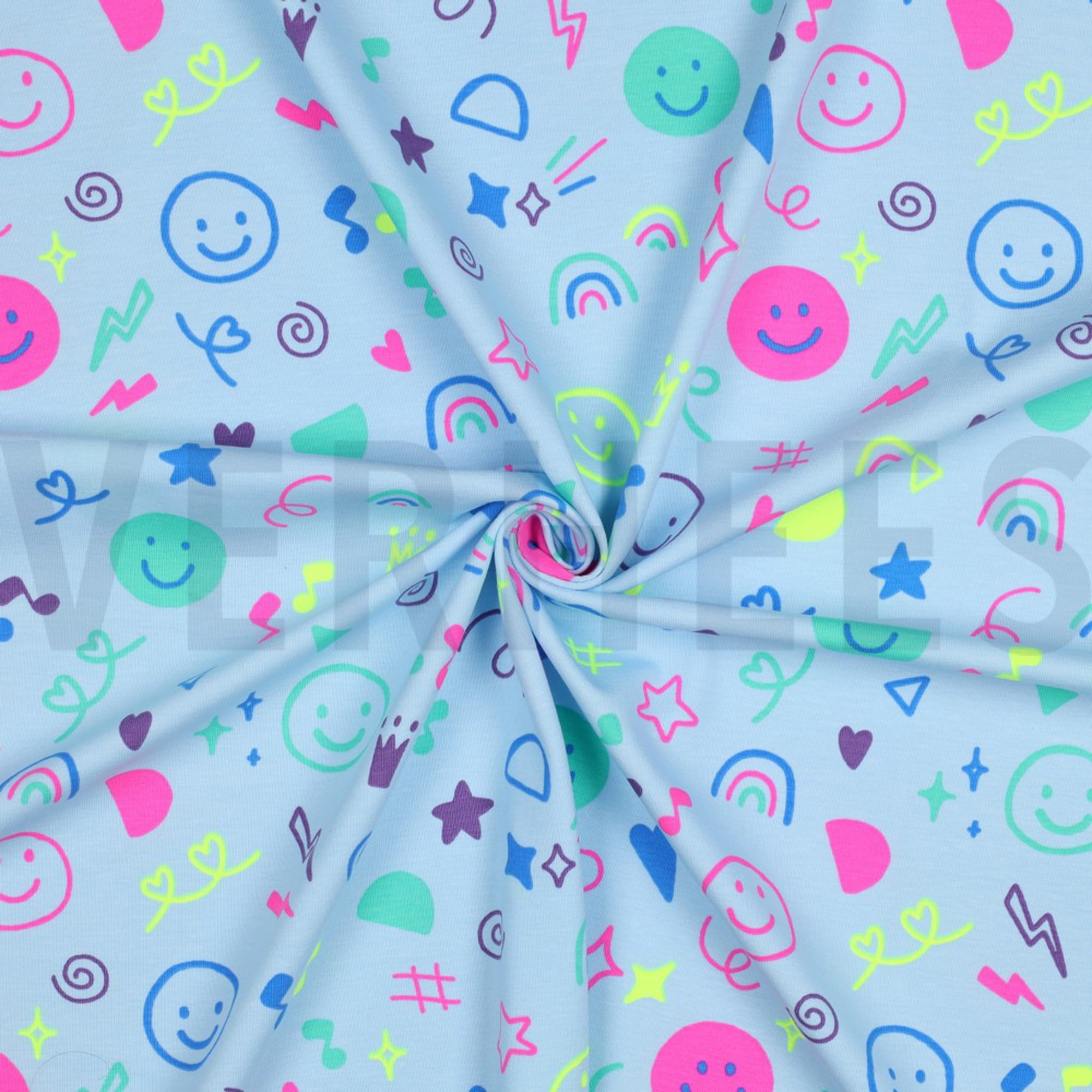 JERSEY NEON DOODLES LIGHT BLUE (high resolution) #3