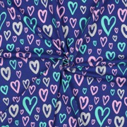JERSEY GLITTER HEARTS COBALT (thumbnail) #3