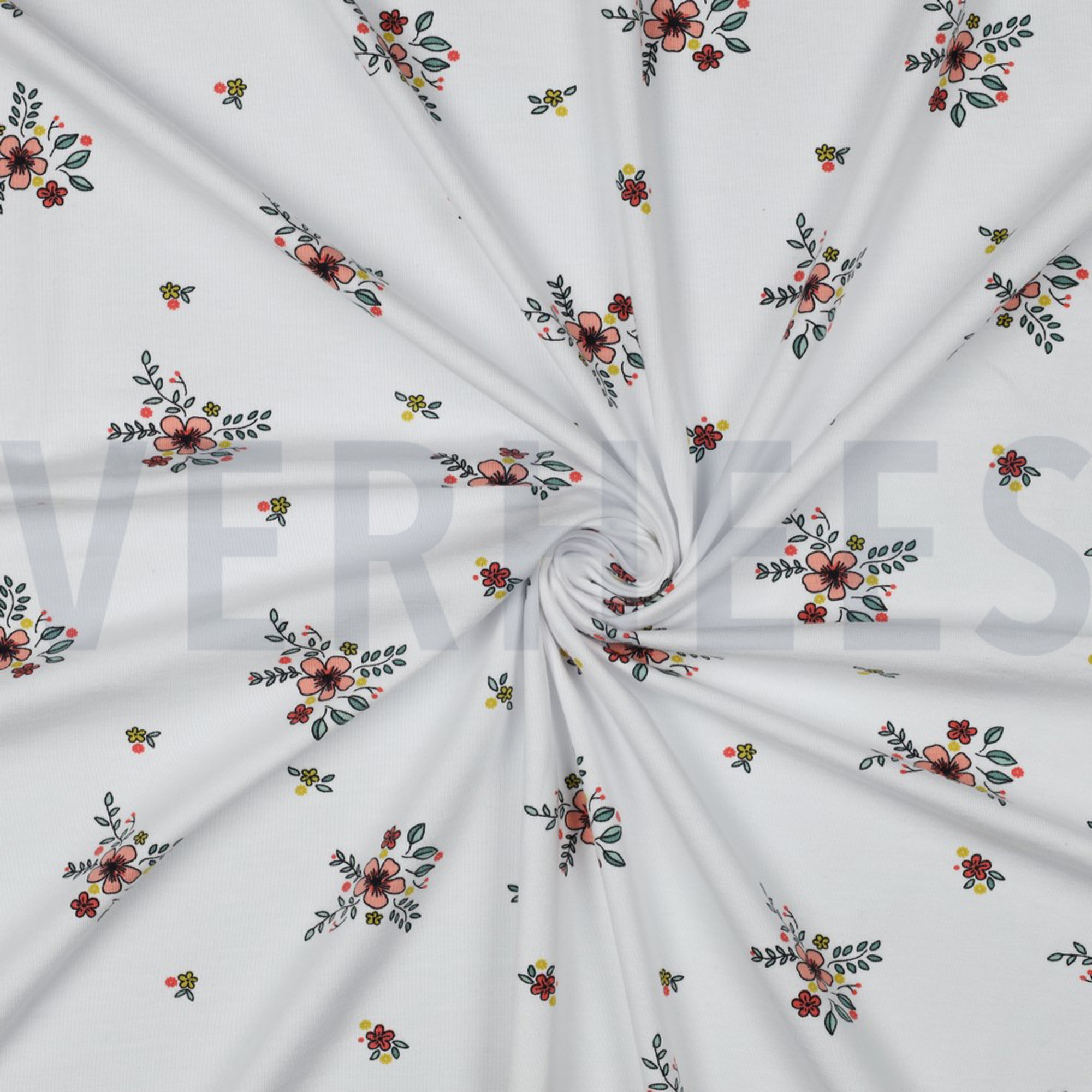 JERSEY GOTS FLOWERS WHITE (high resolution) #3