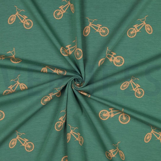 JERSEY BMX FAHRRÄDER DUNKELGRÜN #7