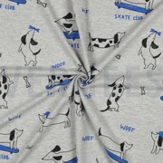 JERSEY MELANGE SKATE CLUB LIGHT GREY MELANGE (thumbnail) #3