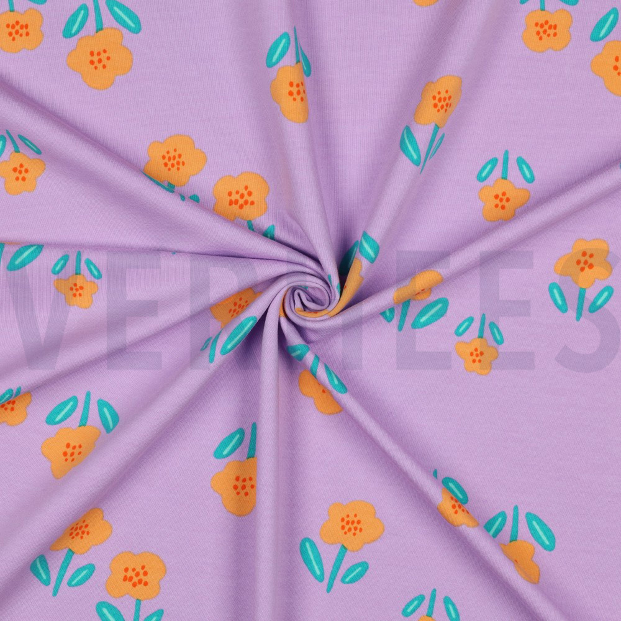 FRENCH TERRY FLOWERS LAVENDER (high resolution) #3