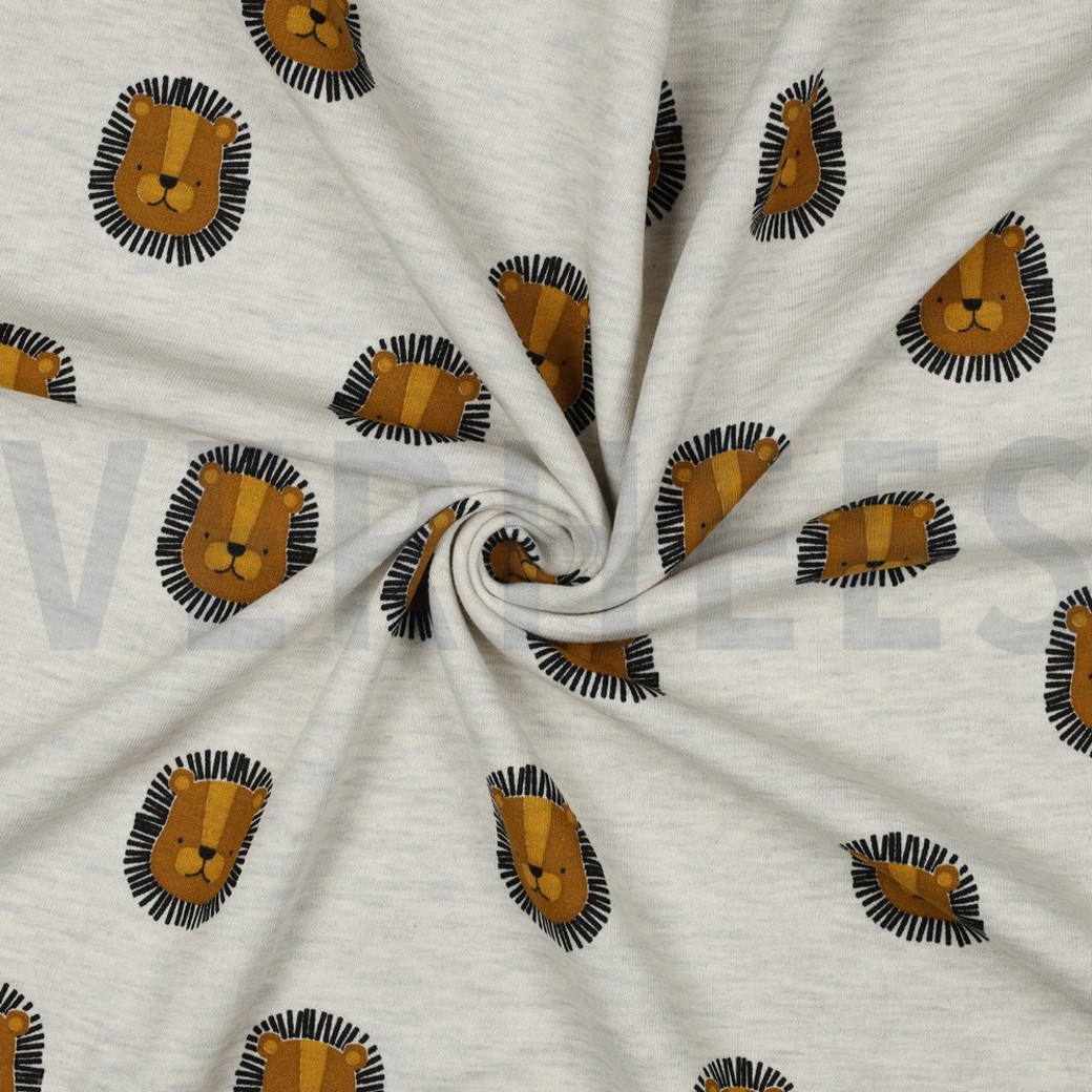 SWEAT MELANGE LIONS ECRU MELANGE #3