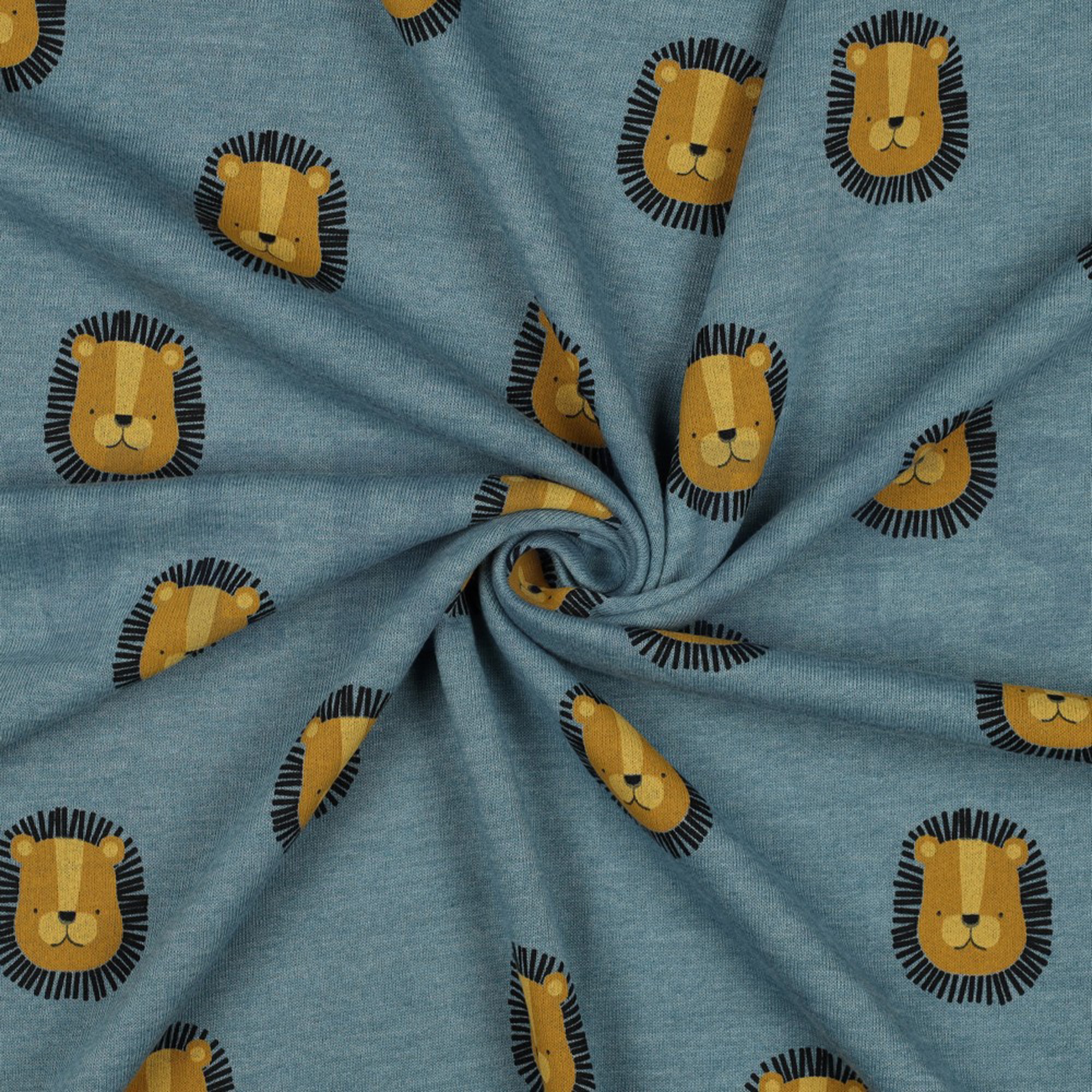 SWEAT MELANGE LIONS SMOKE BLUE MELANGE (high resolution) #3