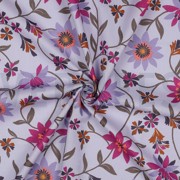 COTTON VOILE FLOWERS LAVENDER (thumbnail) #3