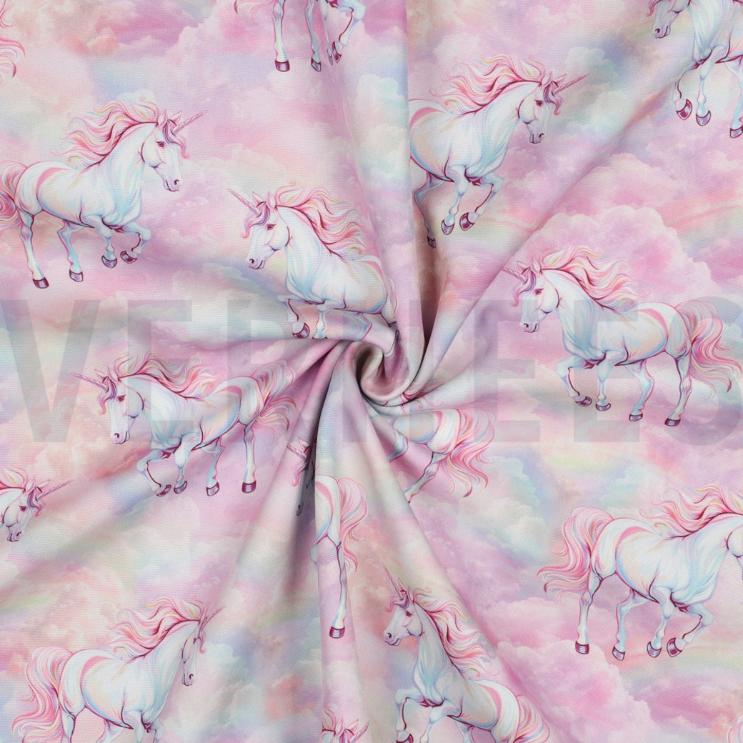 SOFTSHELL DIGITAL UNICORNS LIGHT PINK #3