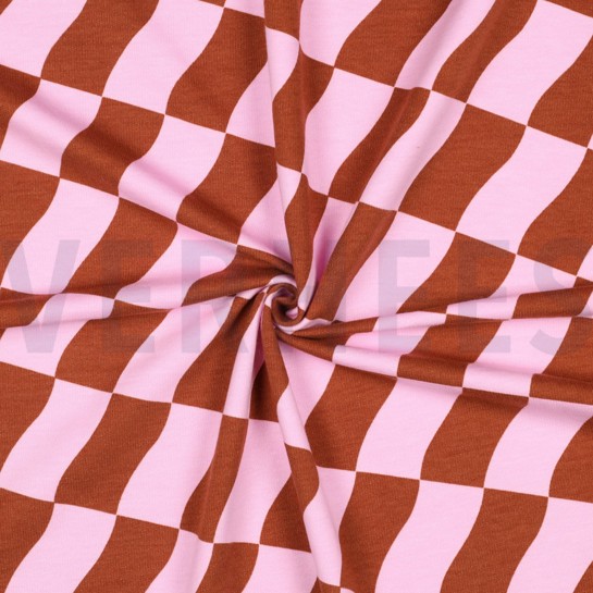 SOFT SWEAT RUITEN ROZE / BRUIN #7