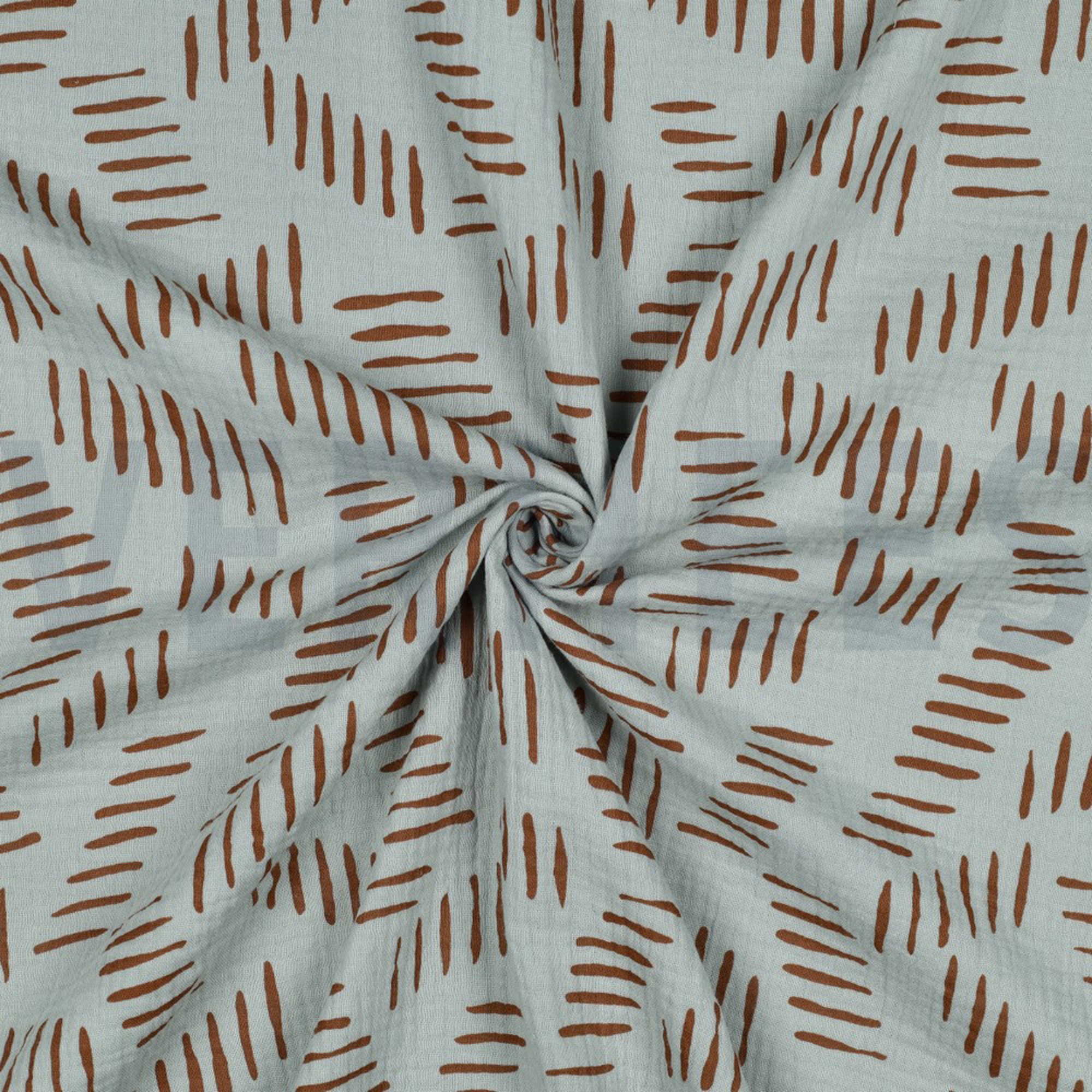 DOUBLE GAUZE ABSTRACT NILE (high resolution) #3