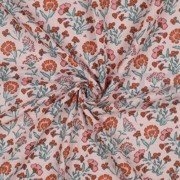 DOUBLE GAUZE FLOWERS LIGHT ROSE (thumbnail) #3