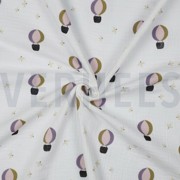 DOUBLE GAUZE HOT AIR BALLOONS WHITE (thumbnail) #3