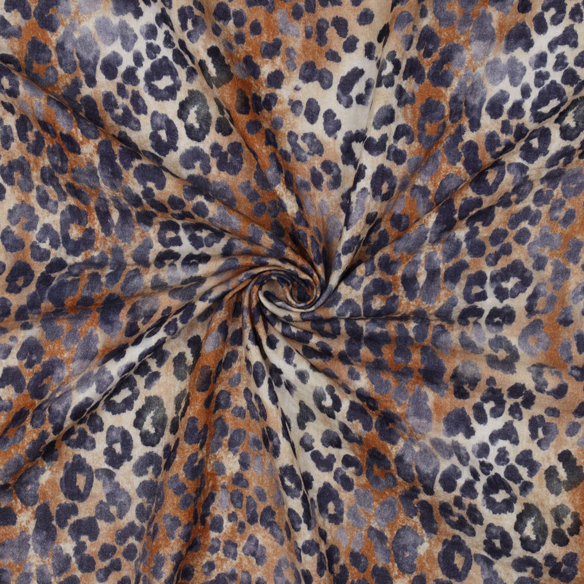 DOUBLE GAUZE DIGITAL ANIMAL SKIN LIGHT SAND (high resolution) #3