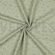 WAFFLE JERSEY FLOWERS SAGE (thumbnail) #3
