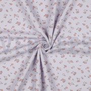 WAFFLE JERSEY FLOWERS LAVENDER (thumbnail) #3