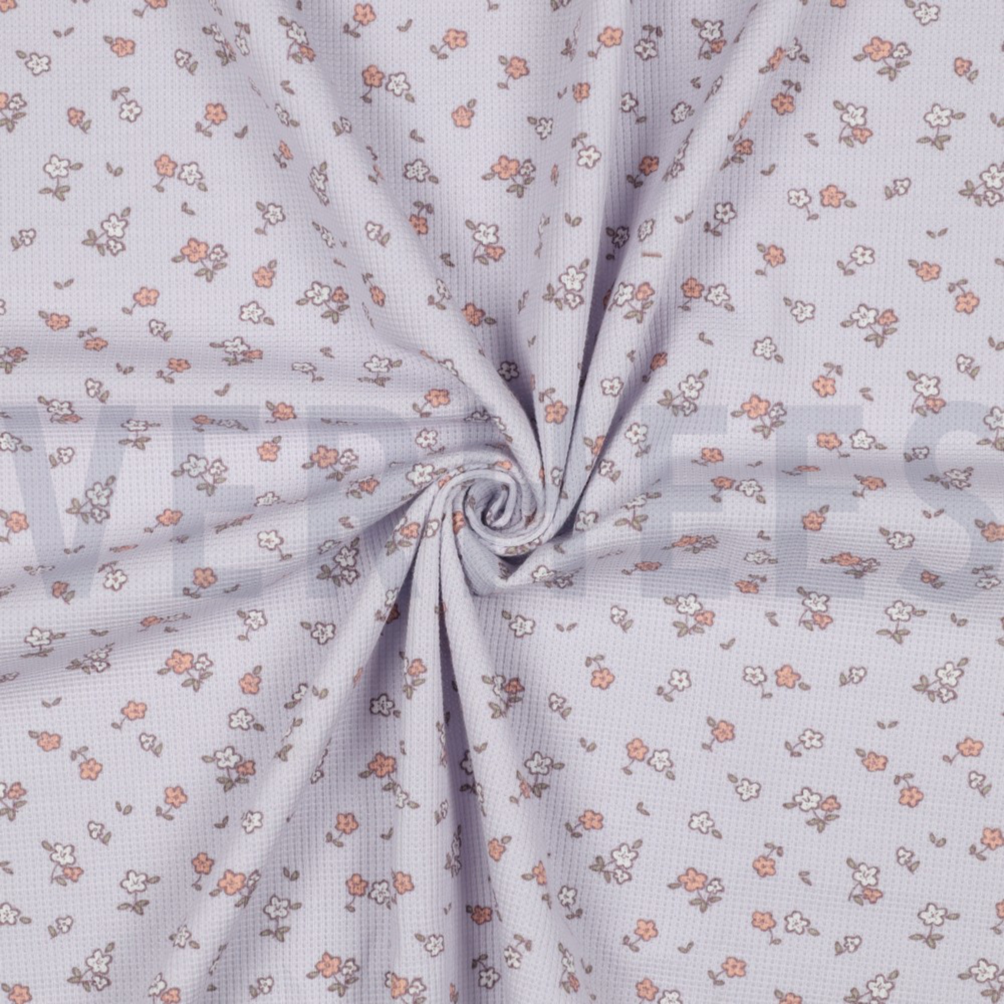 WAFFLE JERSEY FLOWERS LAVENDER (high resolution) #3