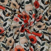 SOFTSHELL DIGITAL POPPIES OFF WHITE (thumbnail) #3
