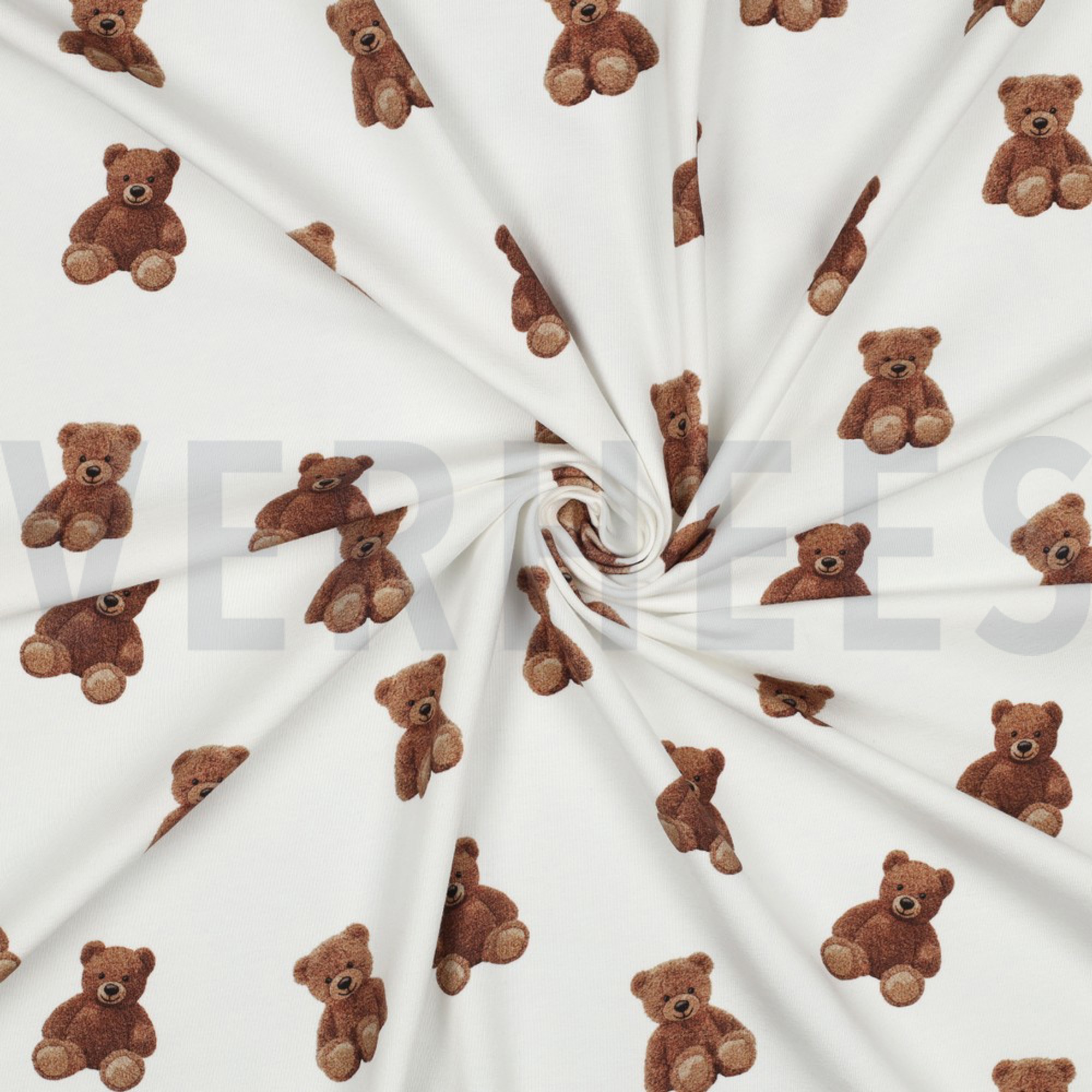 JERSEY GOTS DIGITAL TEDDY BEARS ECRU (high resolution) #3