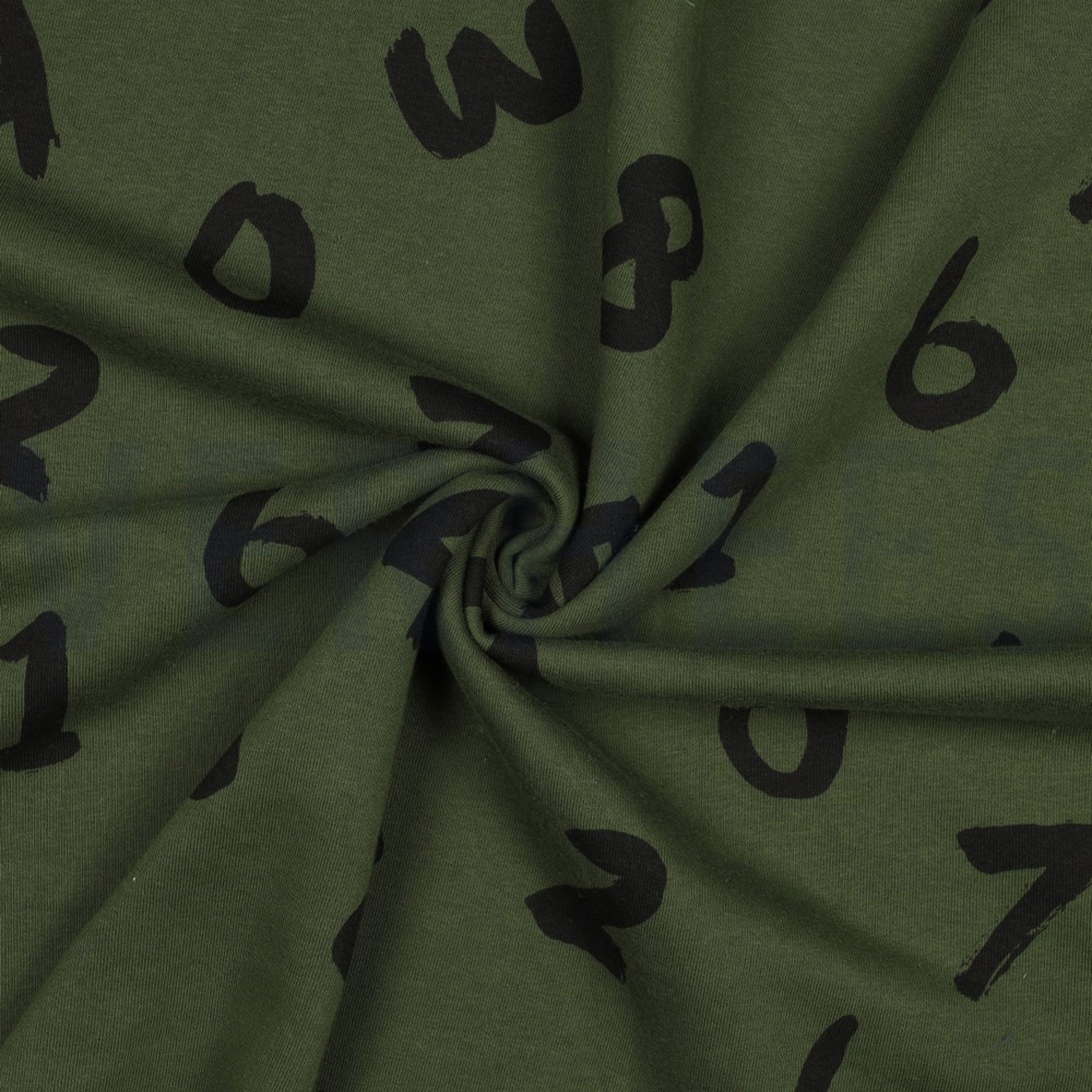 JOGGING NUMBERS ARMY GREEN (high resolution) #3