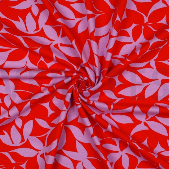 SOFT SWEAT BLÄTTER ROSA / ROT #7