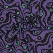 SWEAT MELANGE GLITTER RETRO FLOWERS ANTHRACITE MELANGE (thumbnail) #3