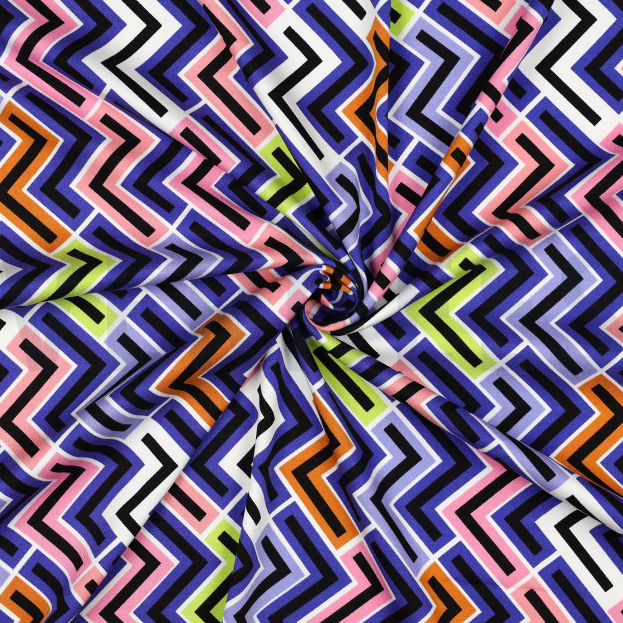 ROSELLA STRETCH GEOMETRIC PURPLE (high resolution) #3