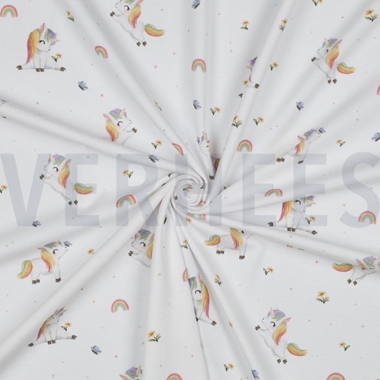 JERSEY GOTS DIGITAL UNICORNS WHITE #7
