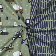 FINE POPLIN VEHICLES ARMY GREEN (thumbnail) #3
