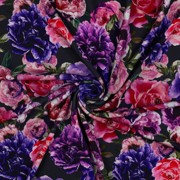 PUNTA DI ROMA DIGITAL FLOWERS NAVY (thumbnail) #3