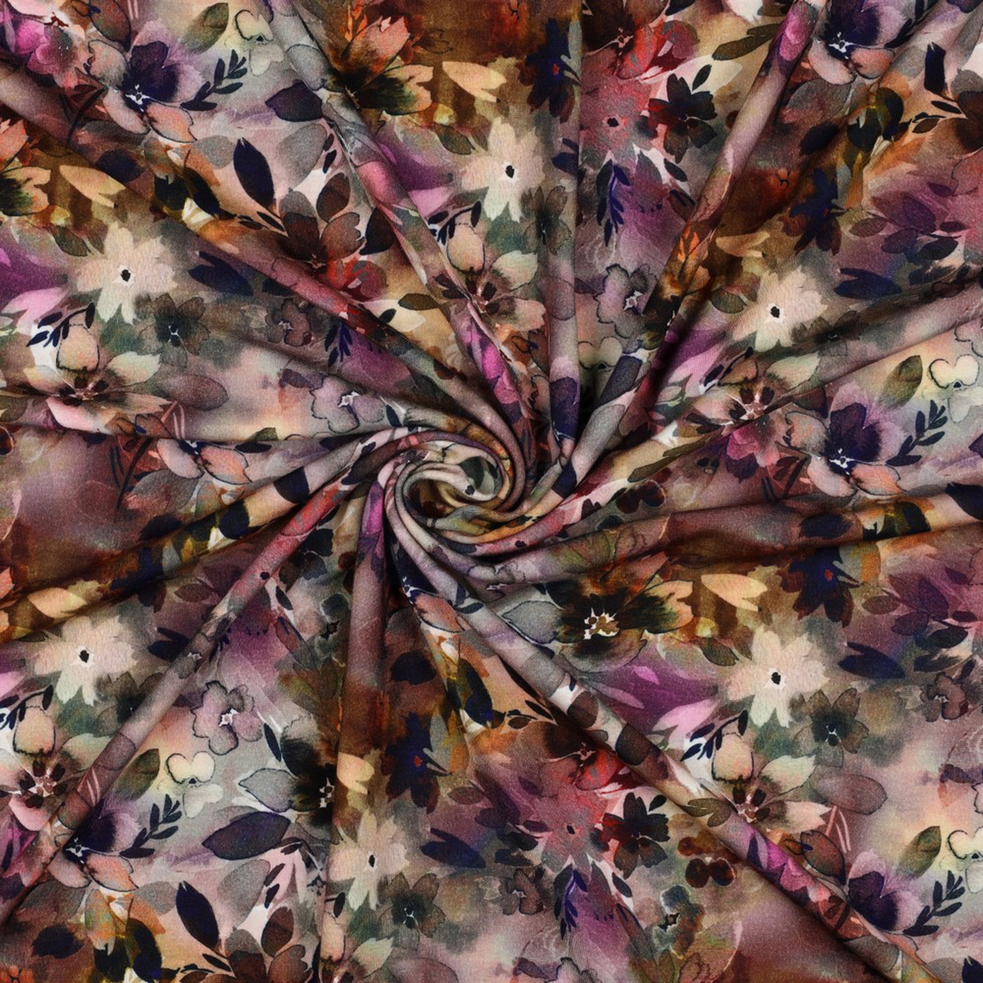 PUNTA DI ROMA DIGITAL FLOWERS PINK / OCHRE (high resolution) #3