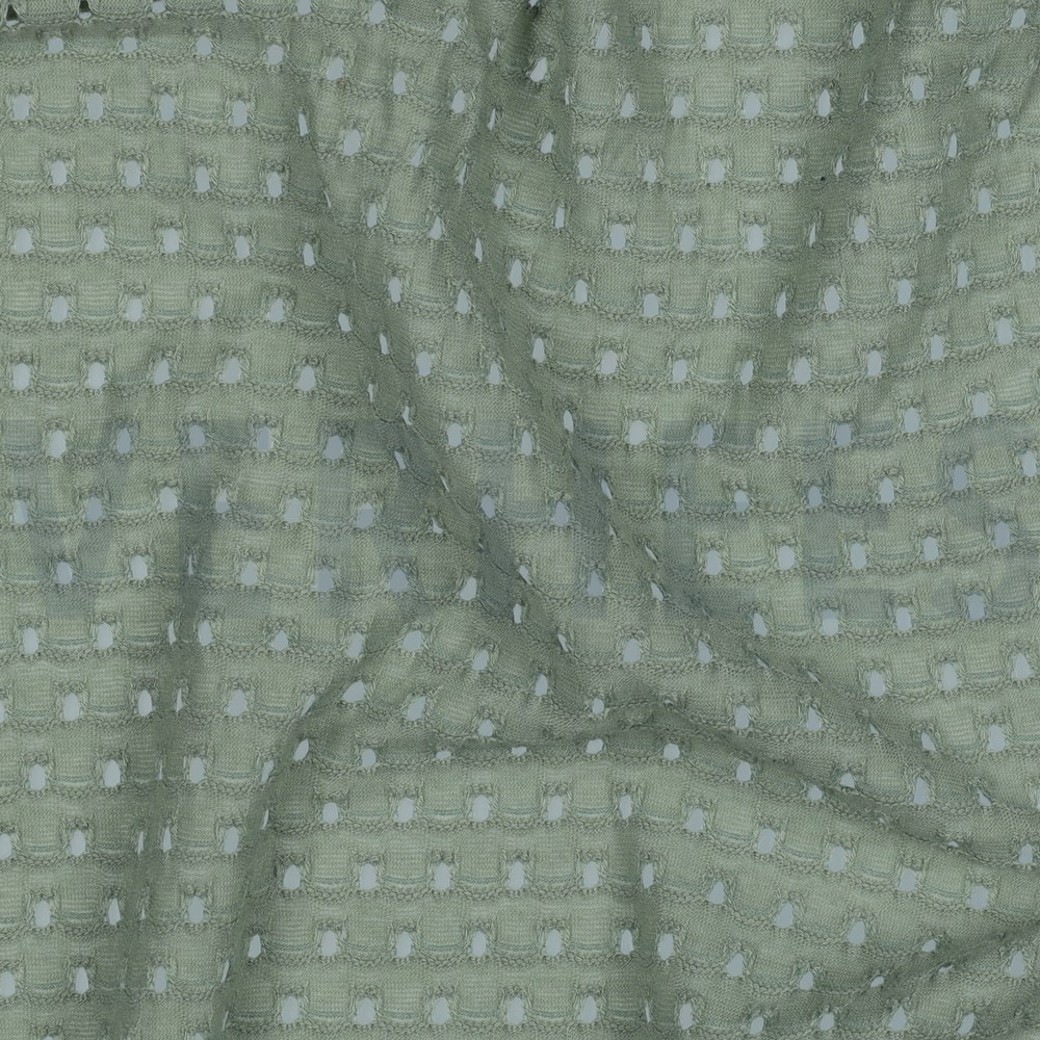 EYELET STRETCH DARK MINT #3
