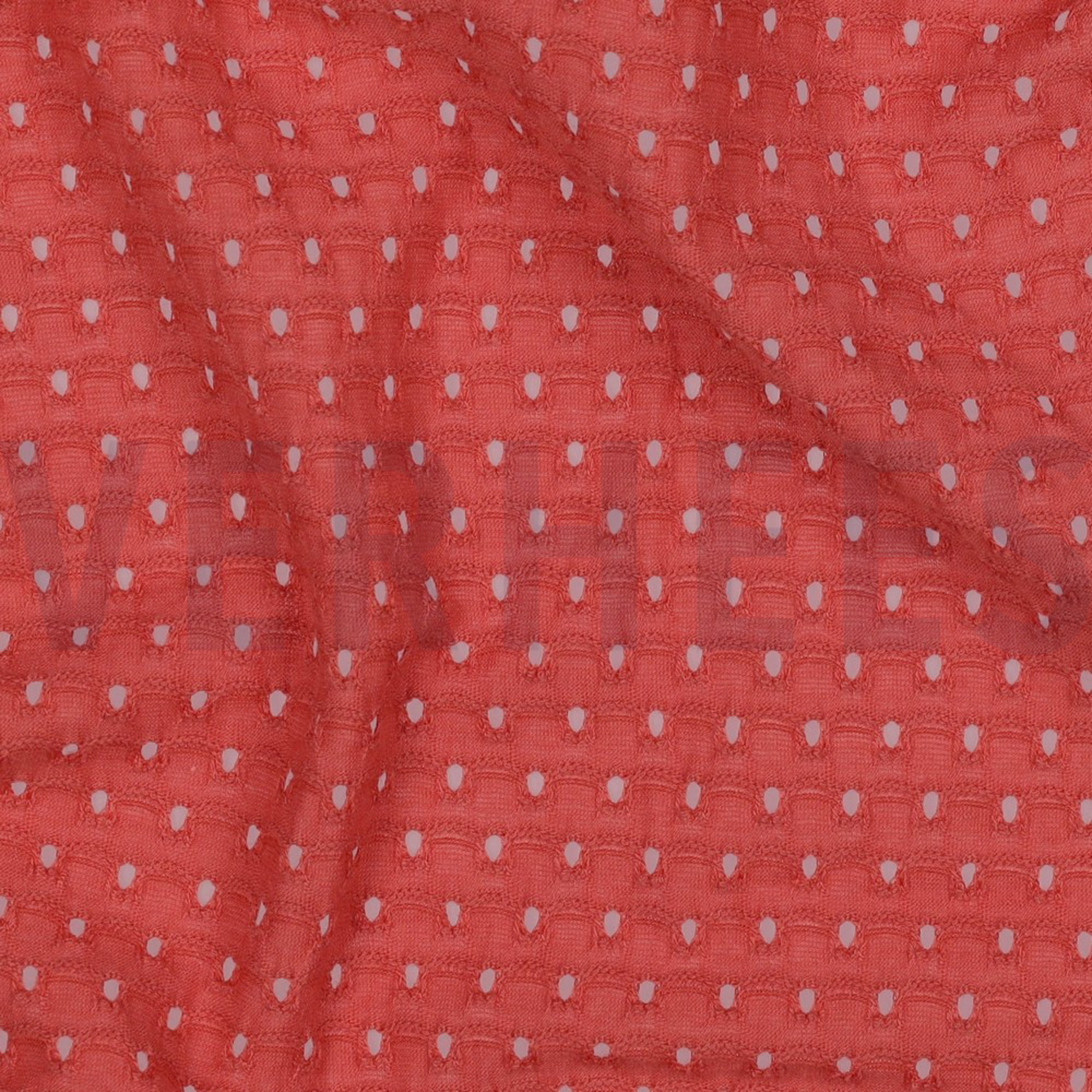 EYELET STRETCH CORAL (high resolution) #3