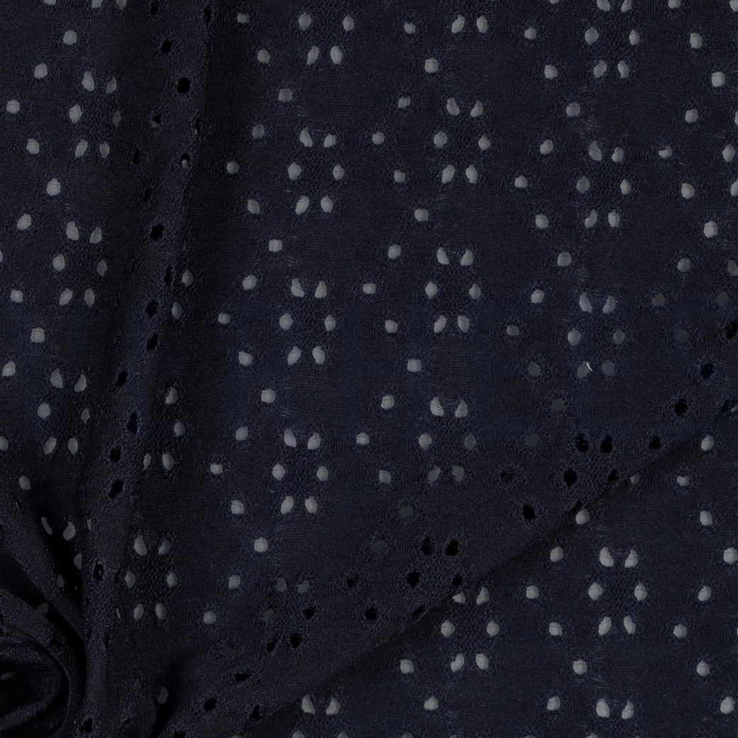 EYELET STRETCH NAVY #3
