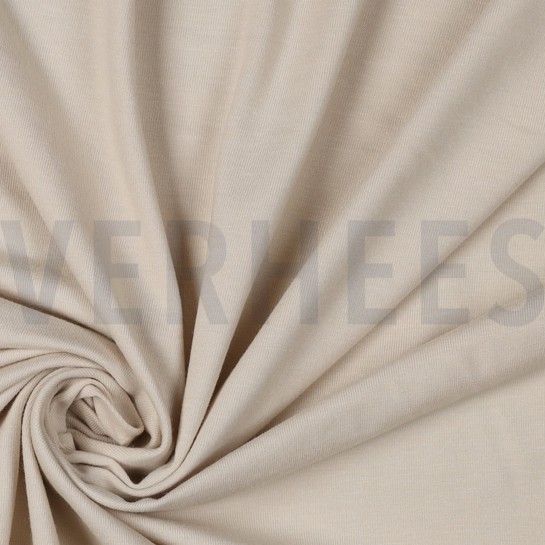 BAMBUS BAUMWOLL JERSEY HELL SAND #7