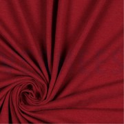 BAMBOO COTTON JERSEY WINE RED (thumbnail) #3