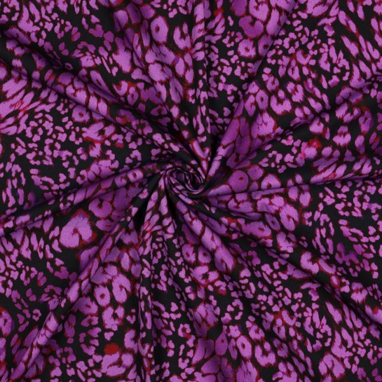 VISCOSE ROSELLA STRETCH DIGITAL ANIMAL SKIN PURPLE #7