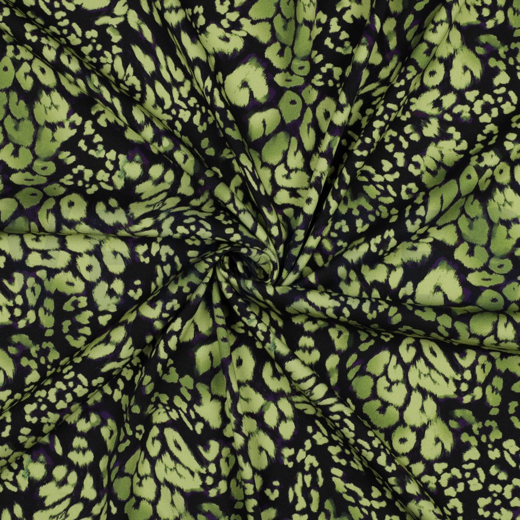 ROSELLA STRETCH DIGITAL ANIMAL SKIN YELLOW #3