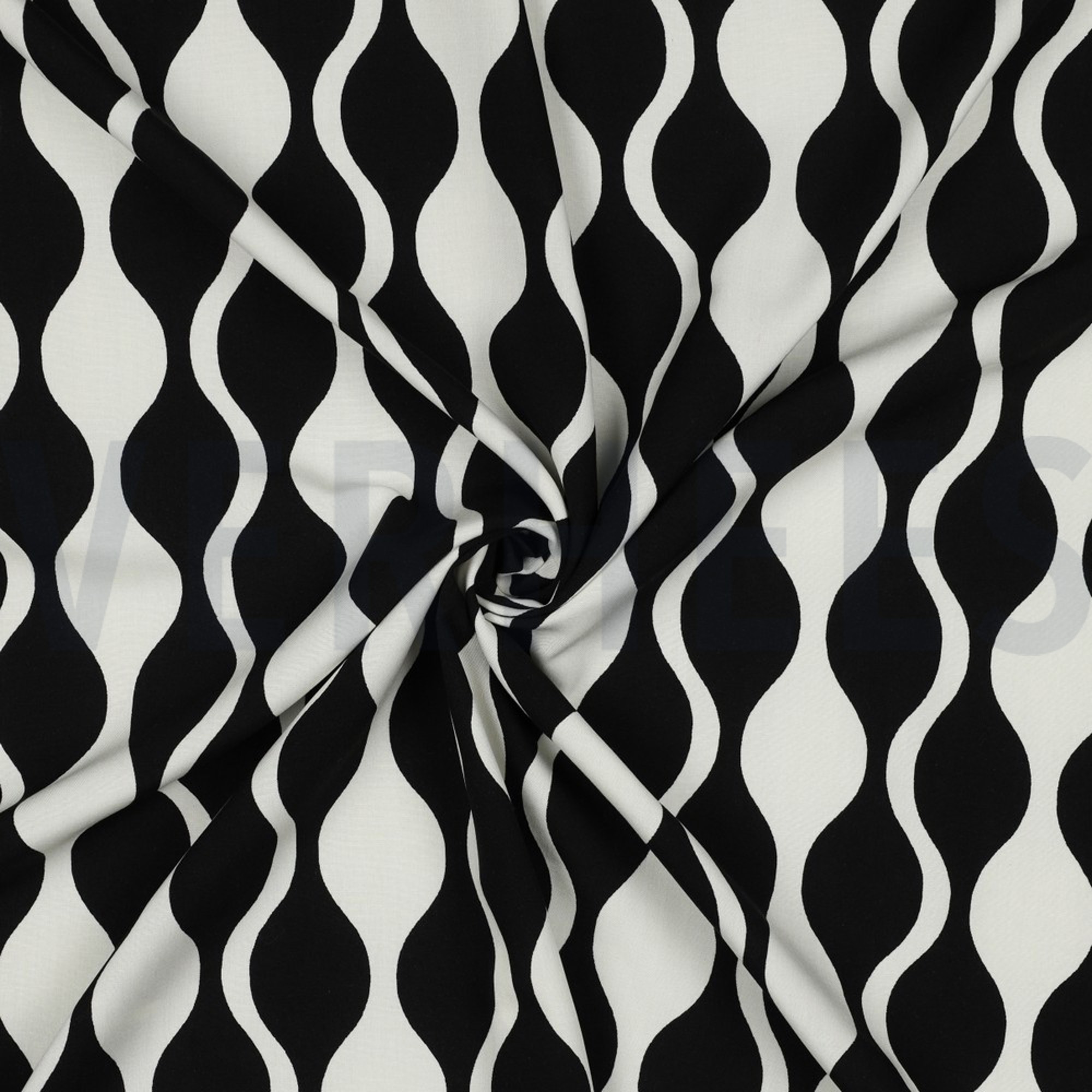 LENZING ECOVERO ABSTRACT BLACK / ECRU (high resolution) #3