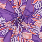 LENZING ECOVERO FLOWERS LAVENDER (thumbnail) #3