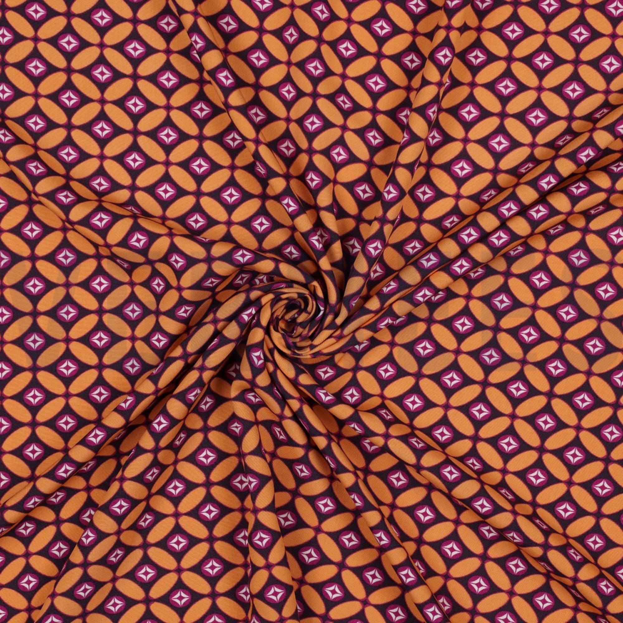 LENZING ECOVERO RETRO DARK PURPLE/ ORANGE (high resolution) #3