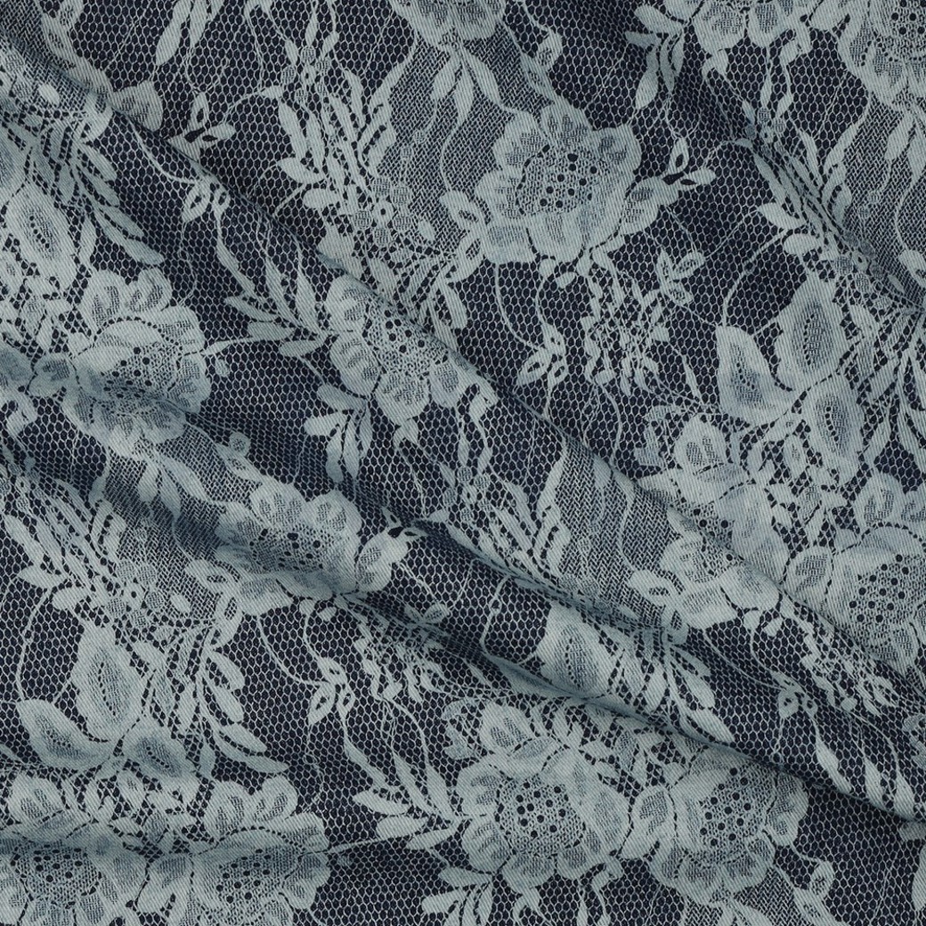 JEANS FLOWERS INDIGO #3