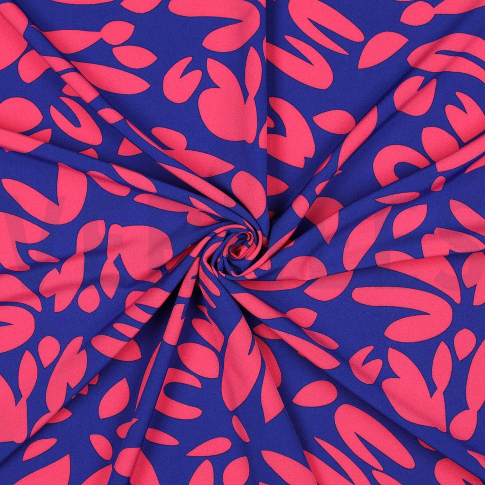 MAGNOLIA STRETCH ABSTRACT COBALT (high resolution) #3