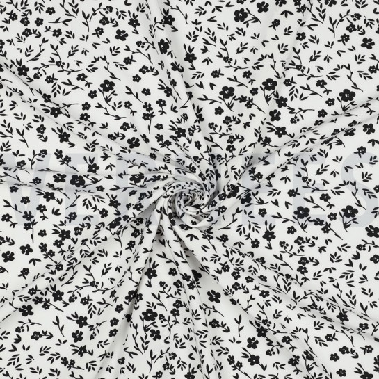 MAGNOLIA STRETCH BLOEMEN WIT #7