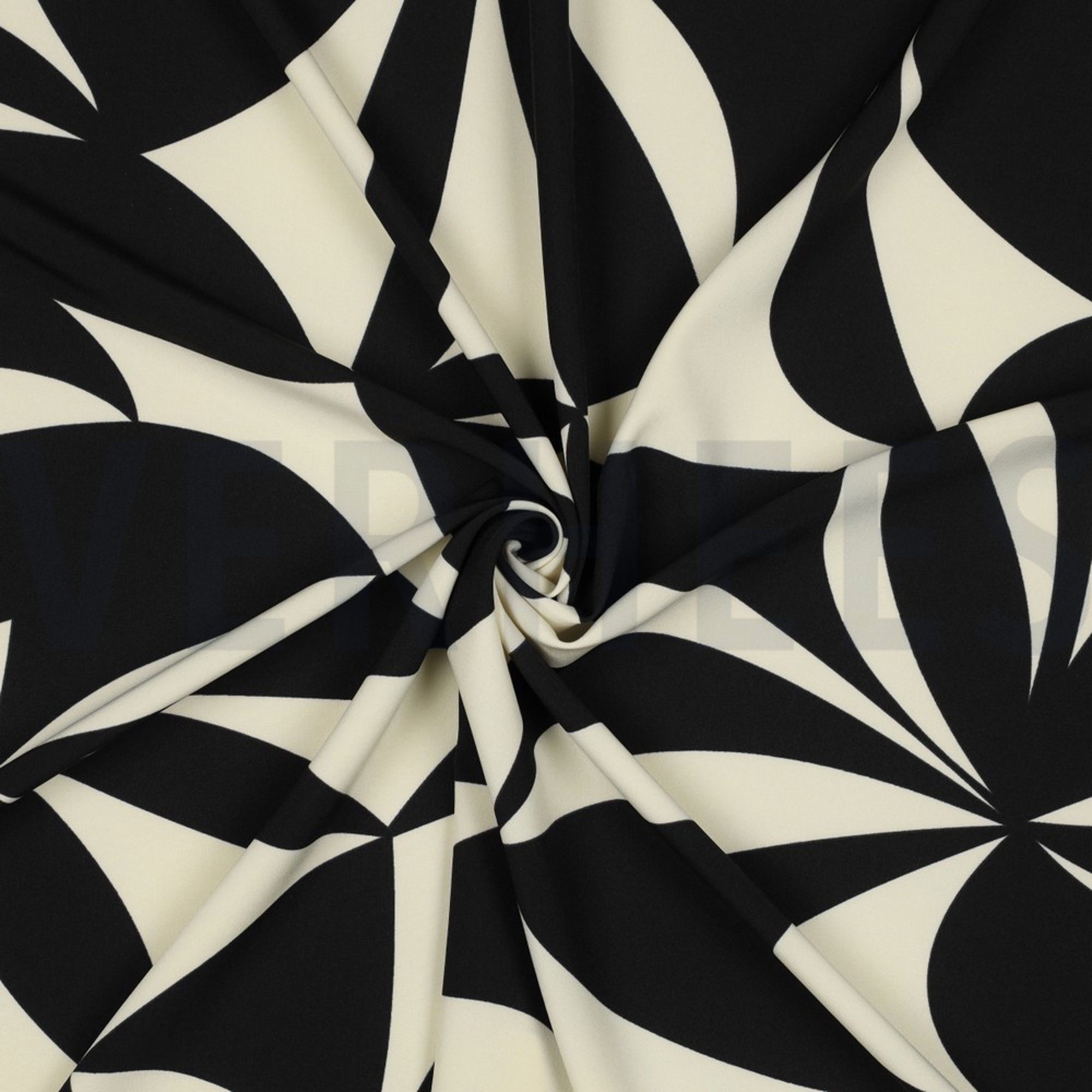 MAGNOLIA STRETCH GEOMETRIC BLACK (high resolution) #3