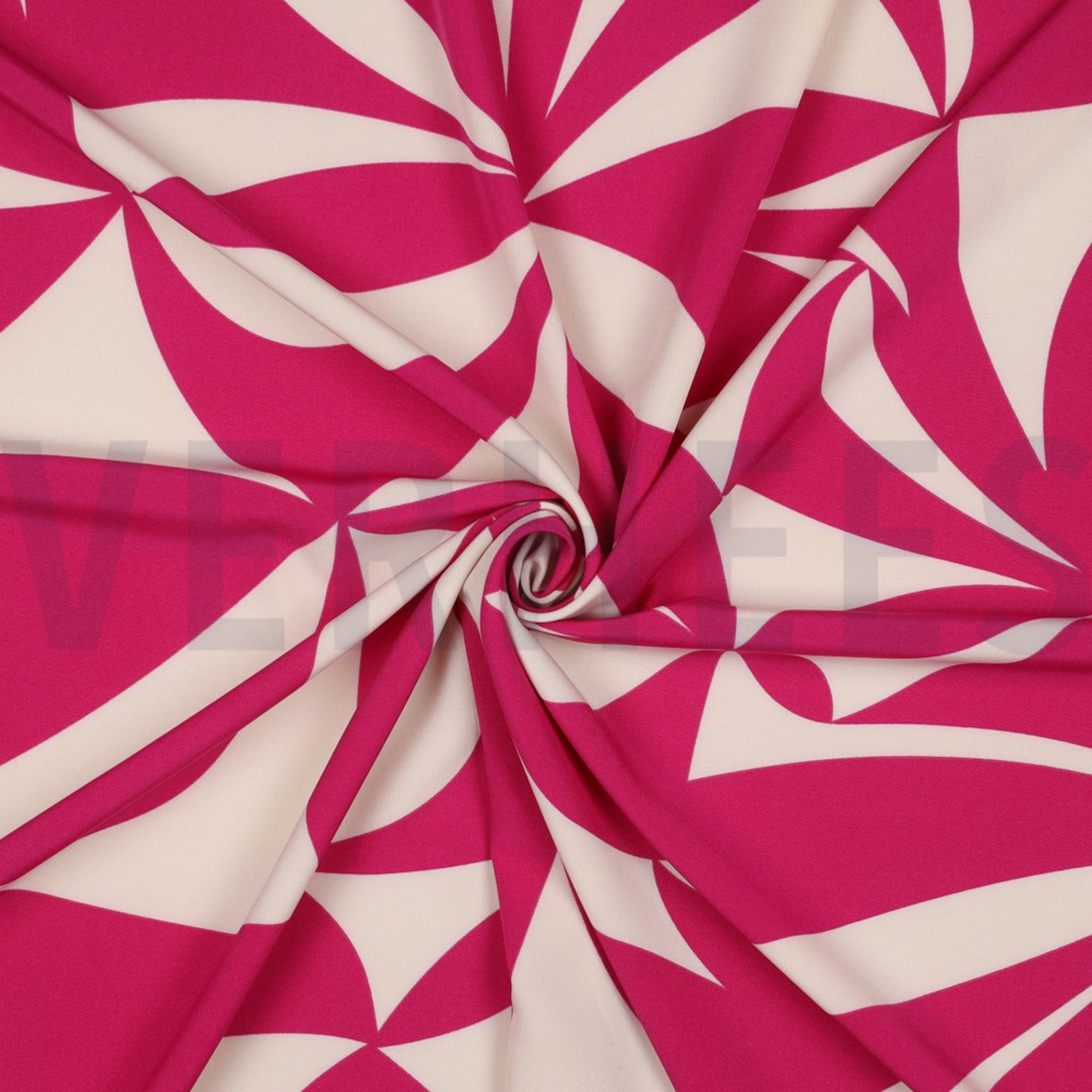 MAGNOLIA STRETCH GEOMETRIC FUCHSIA (high resolution) #3