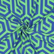 MAGNOLIA STRETCH GEOMETRIC COBALT (thumbnail) #3