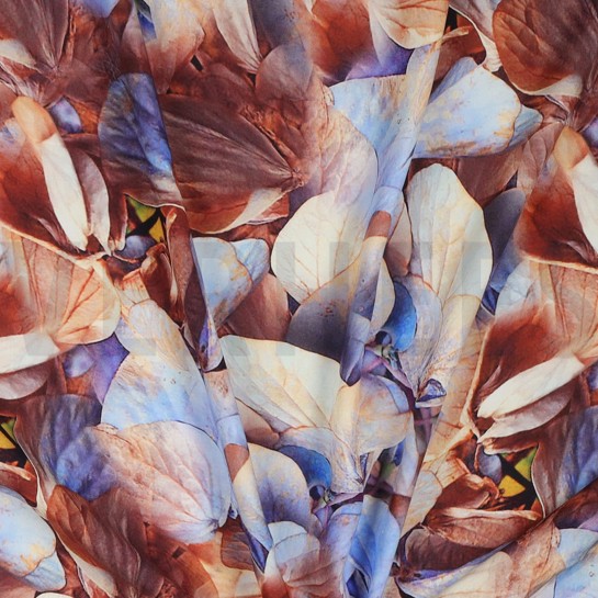 VISCOSE RADIANCE DIGITAL LEAVES AQUA #7