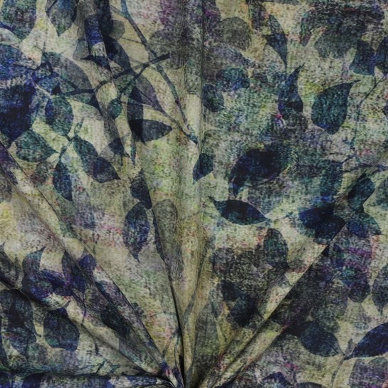 VISCOSE RADIANCE DIGITAL FLORAL SAGE #7